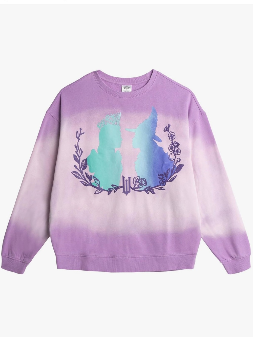 NWT Women’s Purple Gradient Crewneck Pullover Sweatshirt
